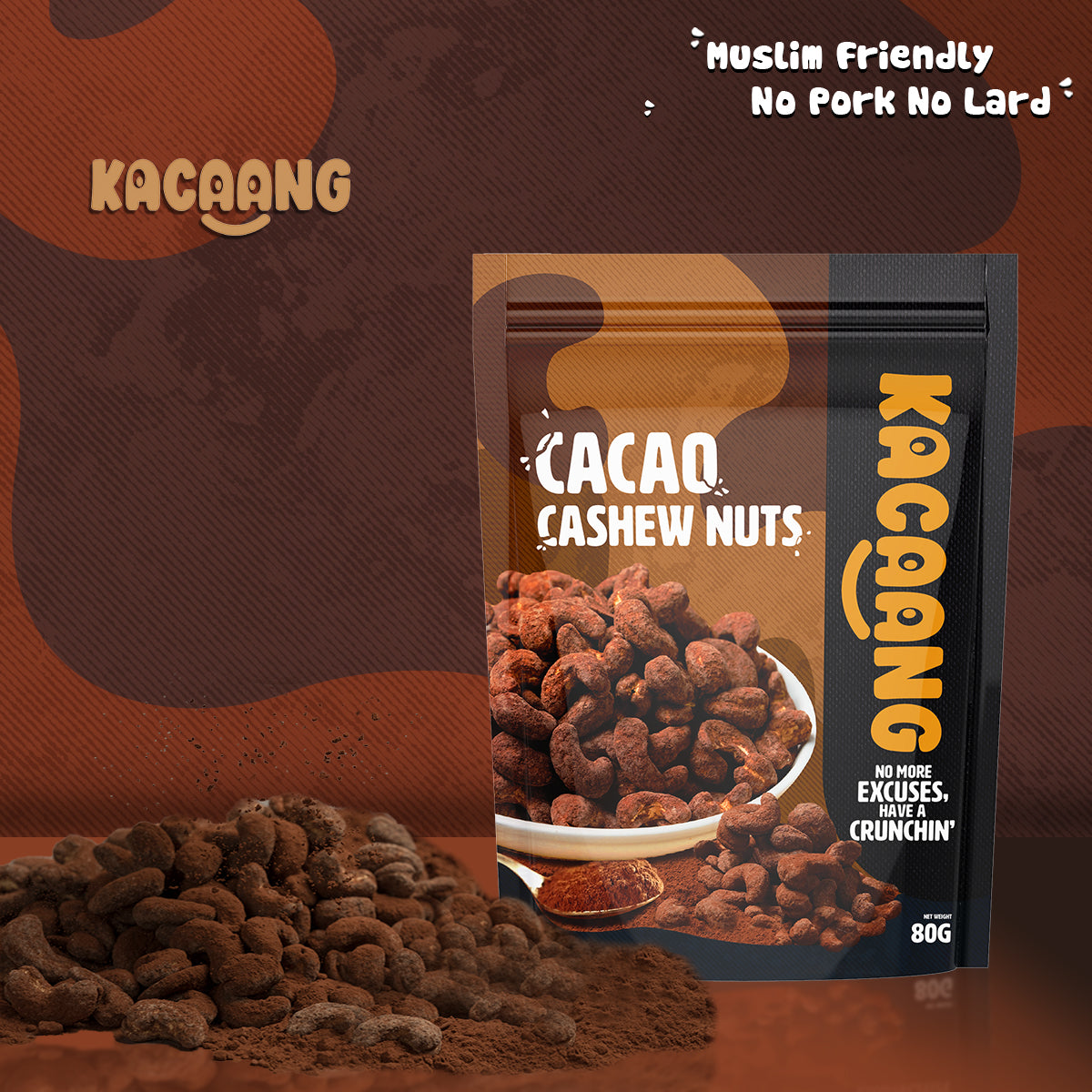 Chocolate Cashew Nuts (80g)
