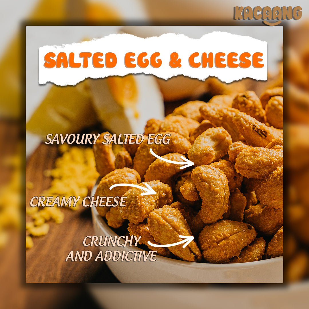 Salted Egg & Cheese Cashew nuts (80g)