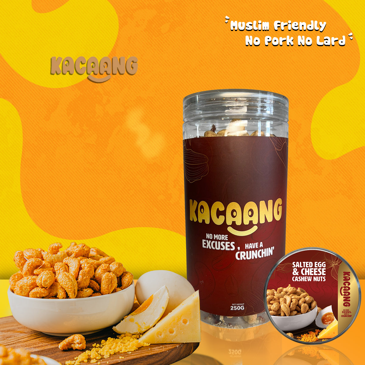 Salted Egg & Cheese Cashew Nuts (250g)